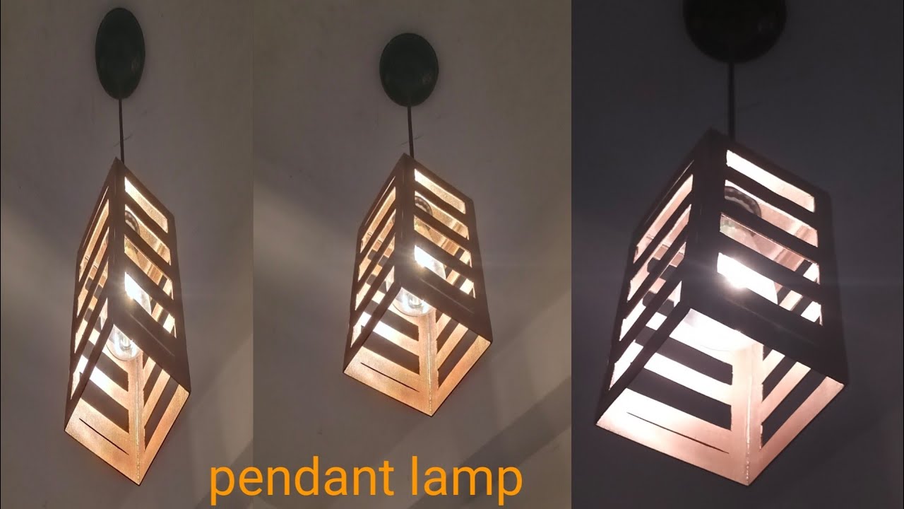 how to make antique pendant lamp waste PVC pipe.ඉවත දමන pvc බට කැබලි