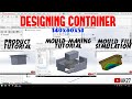 Container Design with Mould Simulation - Step by step Solidworks