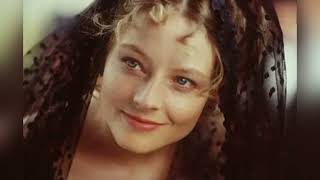 Jodie Foster Bikini Lingerie Bra Panties Sheer Lace Robe Nightwear