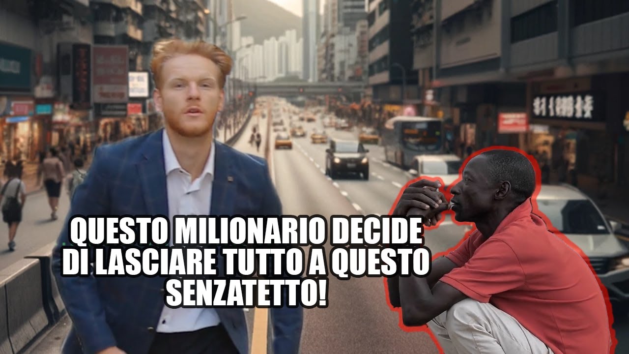 Milionario decide di lasciare la sua eredità a un senzatetto di colore ...