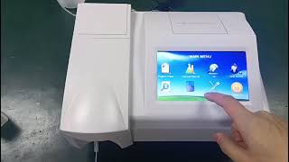 Infitek Semi-auto Biochemistry Analyzer BA-SA-100B Operation Video From Laim