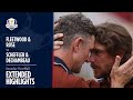Fleetwood/Rose vs Scheffler/DeChambeau Extended Highlights | Saturday Four-Ball | 2025 Ryder Cup