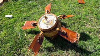 Hampton Bay Ceiling Fan Destruction