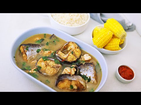 How To Cook Catfish (Obokun) Peppersoup, Rice and Corn