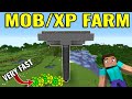 How to make a easy mob xp farm in minecraft 1165  no spawner