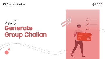 Joining or Renewing IEEE Membership through Group Challan