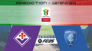 ACF Fiorentina vs Empoli FC - Prediction - 2024-25 Coppa Italia Frecciarossa - EA FC 25
