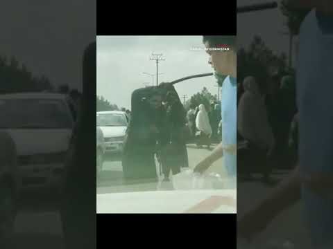 Footage of Taliban threatening CNN reporter Clarissa Ward and her crew