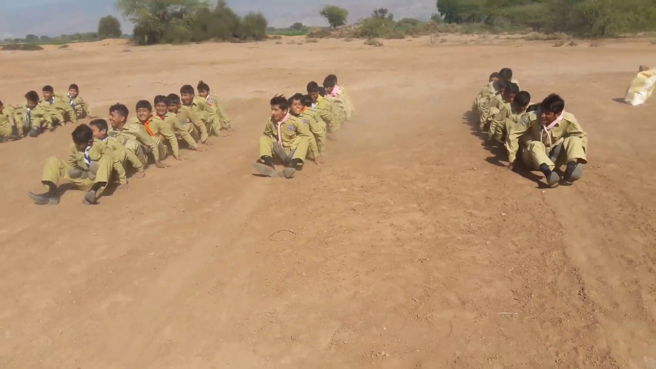 Boy Scout Game - Centipede Race - YouTube