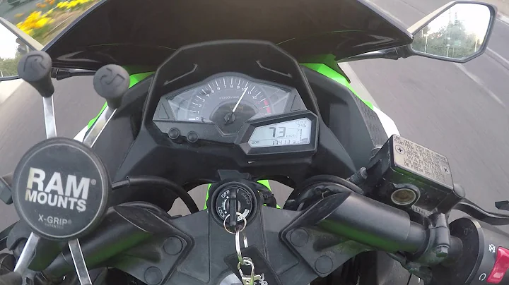Kawasaki Ninja 300 Acceleration | 0-100 kph
