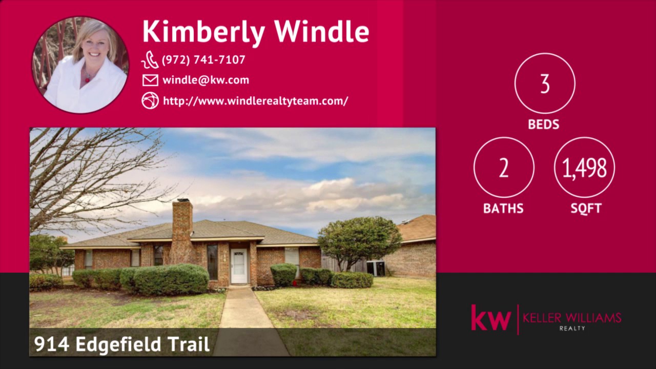 914 Edgefield Trail Flower Mound, Texas 75028 Marketing Package