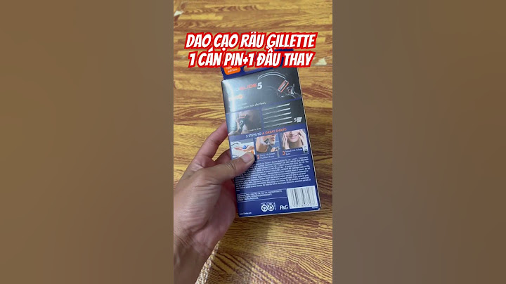 Dao cạo râu gillette mach 5