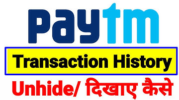 How to clear transaction history from Paytm app