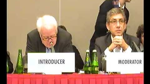 Working Session 12: Tolerance and Non-Discrimination