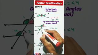 Vertical Angles , Corresponding Angles, Interior Alternative angles #Angles
