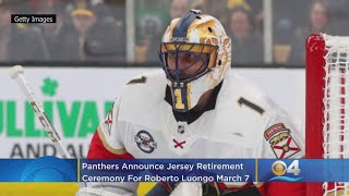 Panthers Announce Jersey Retirement Ceremony For Goalie Roberto Luongo