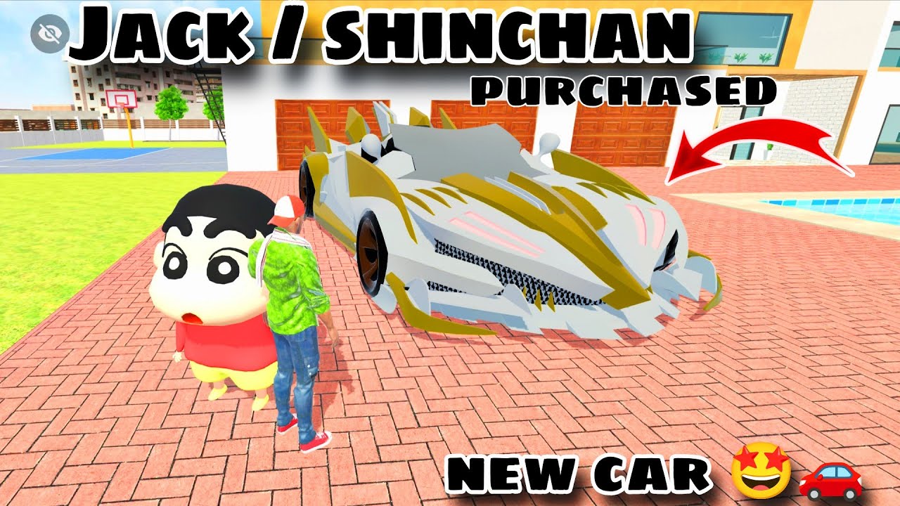 😍 JACK and SHINCHAN purchased New supercar in indian theft auto simulator 🥳🚗 