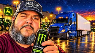 #747 Spending The Night At John Deere | Mercer Owner Operator VLOG