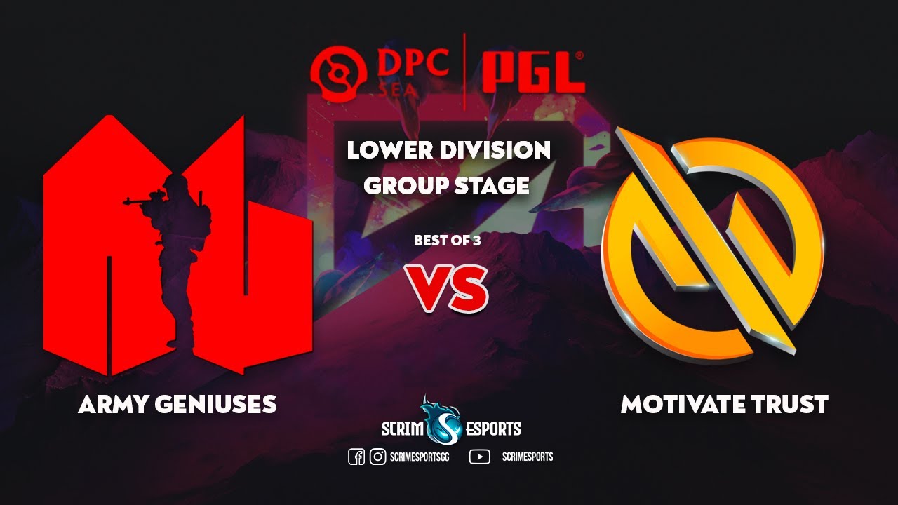 Army Geniuses vs Motivate Trust Gaming - DPC 2021 SEA SEASON 2 Dota 2 Highlights