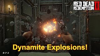 All Dynamite Explosion Scenes In Red Dead Redemption 2 Story (RDR2)