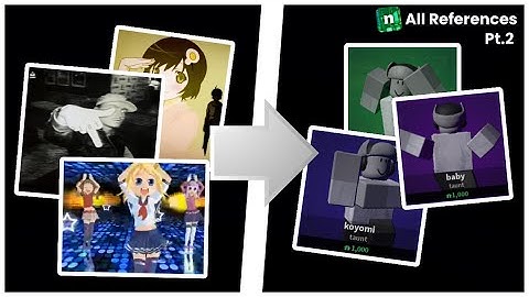 All References Emotes in Nico