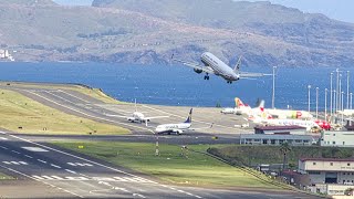 RETRO GO AROUND WINDHSEAR TAP A321N at Madeira Airport