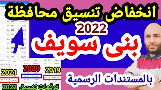 تنسيق محافظة بنى سويف 2022 للشهادة الاعدادية