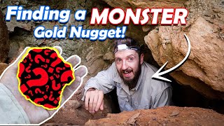Metal Detectorist Finds Record Breaking Gold Nugget at Abandoned Gold Mine!