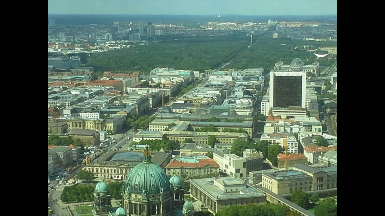 Berlin, Germany up-close - Berlin viewed from the Fernsehturm, August 2016