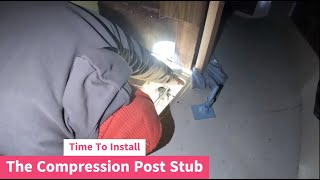 Well at least this Catalina 30 wasn't demasted, Compression Post stub install. Part 4