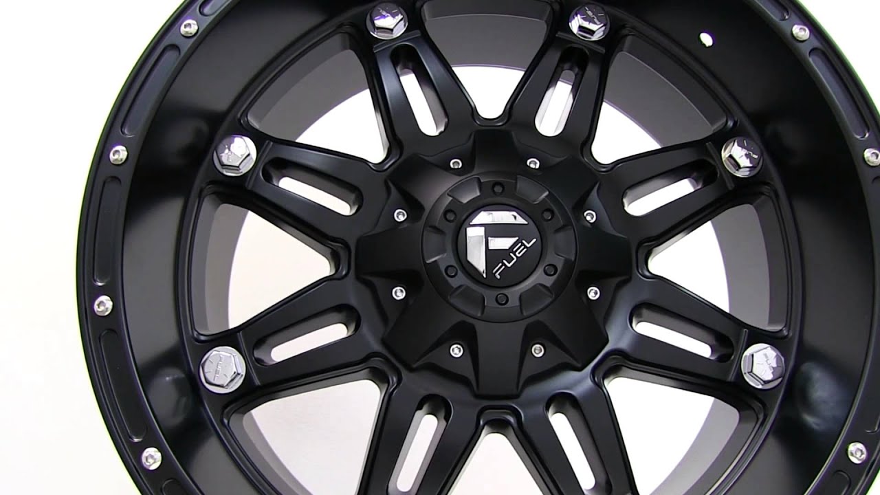 Fuel Hostage D531 Matte Black Wheels Rims 20x10 YouTube