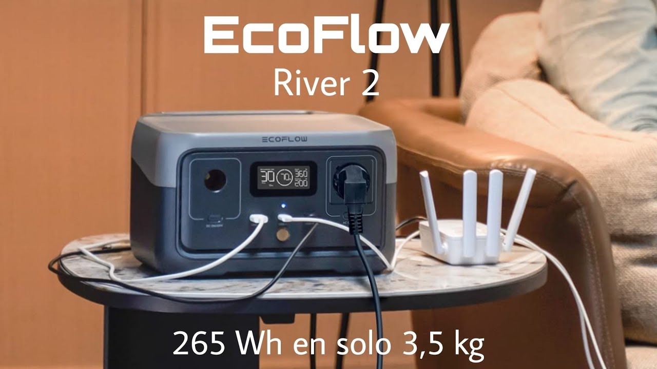 Estación de energía portátil ECOFLOW RIVER 600-EU - Fusión Energía Solar