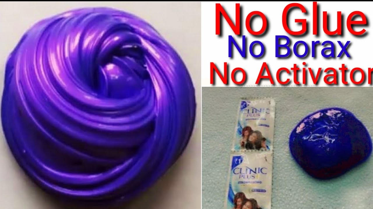 how to make slime without activator and glue and shaving cream