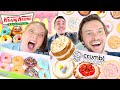 Tasting viral celebrity foods crumbl cookies and krispy kreme new easter menu items