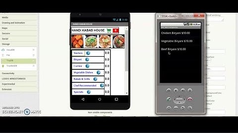 Restaurant Manu App (part 2) || How to Use List Picker Component On App Inventor.