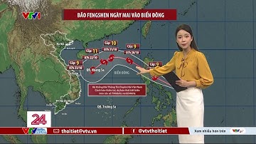 Dự báo thời tiết 11h30 - 18/10/2025 | Bão Fengshen ngày mai vào Biển Đông | VTVWDB