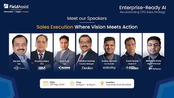Unlock the Future of Sales Execution: Where Vision Meets Action | FieldAssist FAi Event