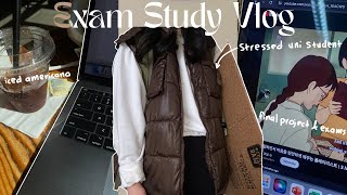 exam study vlog 🖇: prep for final exams, lots of work, finishing up my first year of uni