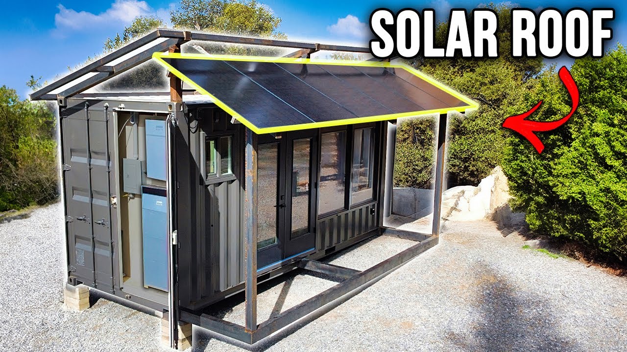 Adding a Solar Roof to our OFF-GRID Container Home