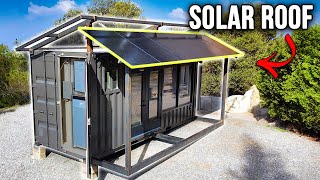 Adding a Solar Roof to our OFFGRID Container Home