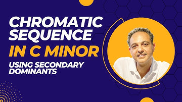 Chromatic Sequence In C Minor Using Secondary Dominants