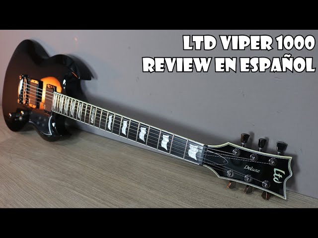 LTD VIPER 1000 🎸 INCREÍBLE GUITARRA Calidad precio! 🎸 Review en