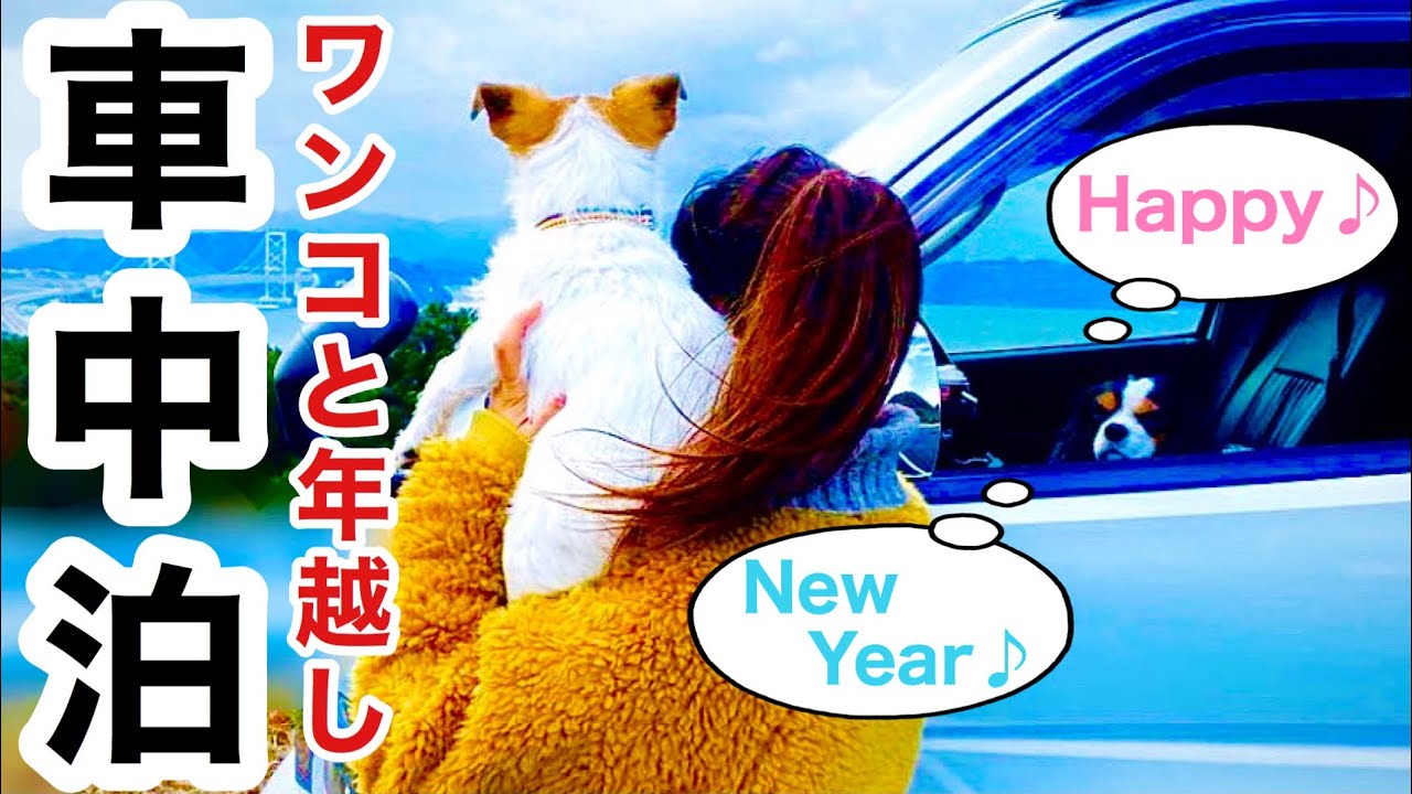 【車中泊】キャンピングカーで年越し車中泊 in 淡路島｜車内で年越し宴会｜道の駅うずしおでグランプリバーガー ｜ポカポカ日帰り温泉｜