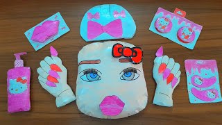 💖Paperdiy 💖 Roblox Baddie Skincare/Hello kitty| Blind bag paper/ Satisfying Asmr