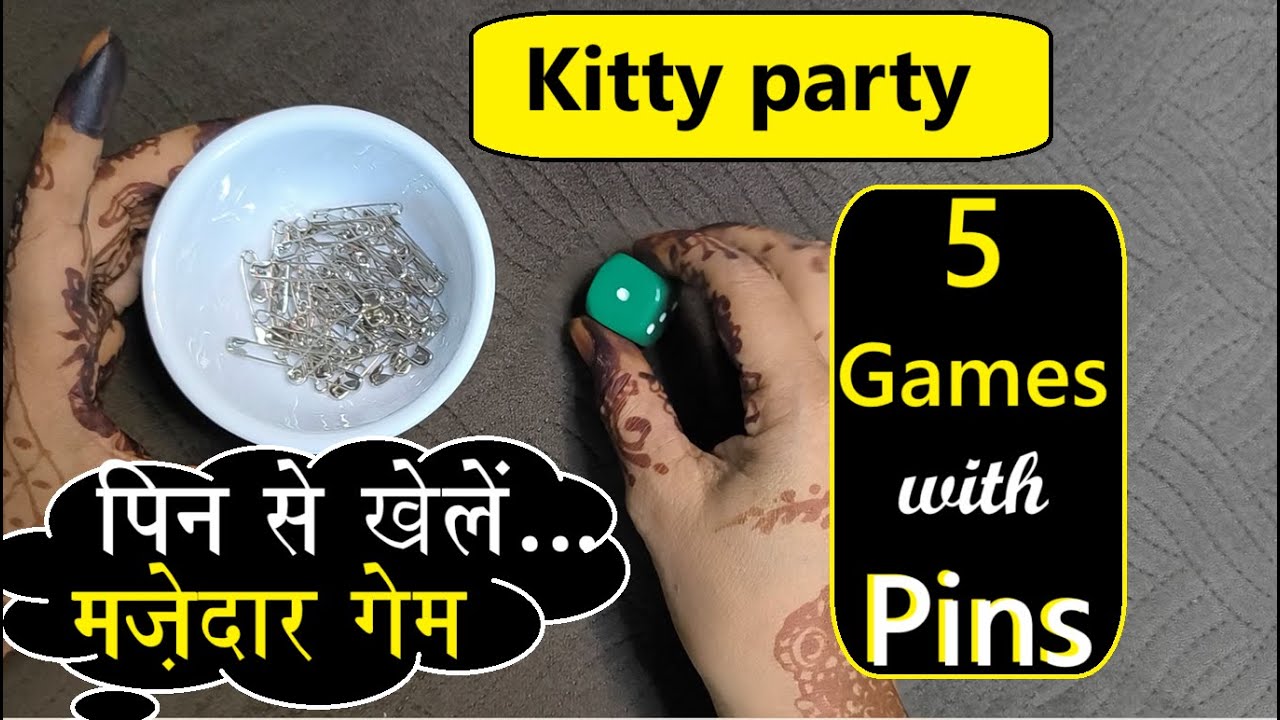 5 Interesting Kitty games with pins/ पिन से खेलें 5 मजेदार खेल