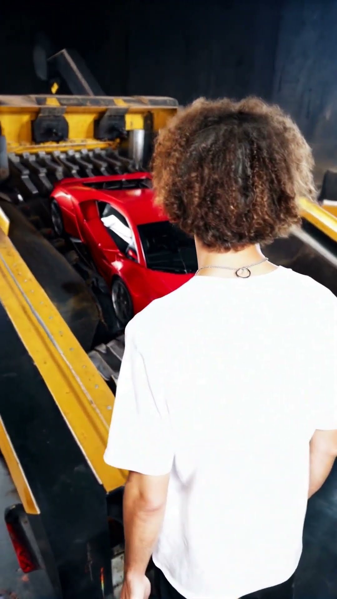 CRUSHER vs New Delivered LAMBORGHINI!?