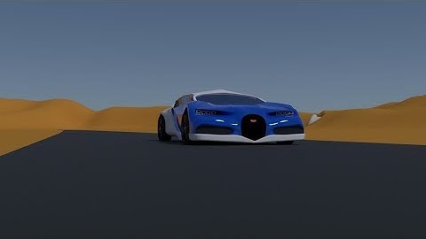 Blender Bugatti Chiron animation