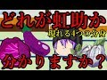 ｛ゆっくり茶番｝　　おい！虹助どれだか分かるやついるか！？(迫真)