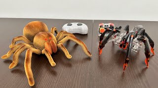 Hex Bots Tarantula VS New Bright RC Fuzzy Spider Toys Unboxing