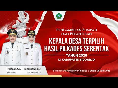 Pengambilan Sumpah & Pelantikan Kepala Desa Terpilih
